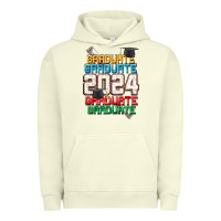 Pigment Pistachio graduate 2024 Urban Hoodie - CowGirlArtShop
