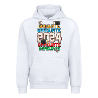 White graduate 2024 Urban Hoodie - CowGirlArtShop