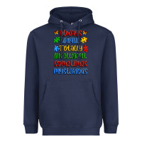 Navy always unique totally intelligent sometimes myster Heavyweight Hoodie - Artiststas