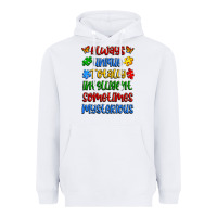 White always unique totally intelligent sometimes myster Heavyweight Hoodie - Artiststas
