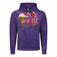 Cloud Purple dead inside but festive Vintage Hoodie - AdoDesignShop