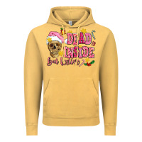 Vintage Mustard dead inside but festive Vintage Hoodie - AdoDesignShop