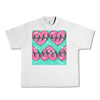 Lunar Rock Nursing Heart Seamless Pattern Urban Heavy Tee - BundleAndBundleShop