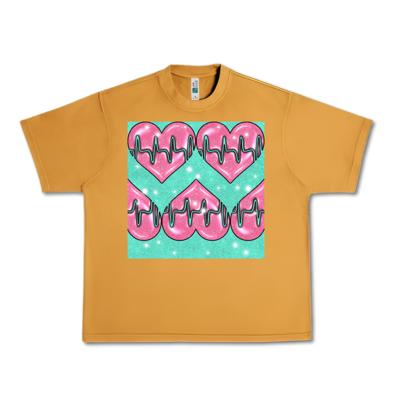 Nursing Heart Seamless Pattern Urban Heavy Tee by BundleAndBundleShop | Teevron