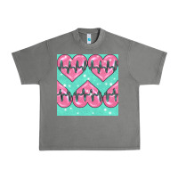 Tornado Nursing Heart Seamless Pattern Urban Heavy Tee - BundleAndBundleShop