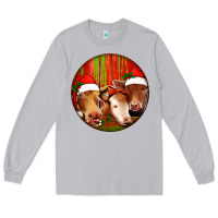 Moon Dust Christmas Cow, Long Sleeve Tee - Jasminsmagicworld