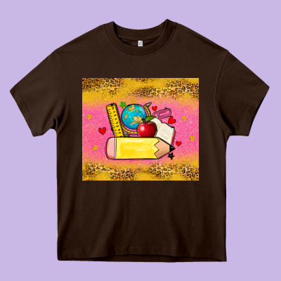Back To School Custom Name Heavy Core Tee Designed By Zillion Design Studio