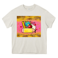Cream back to school custom name Heavy Core Tee - Zillion Design Studio