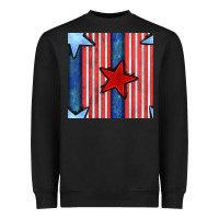 Black 4th of july stars and stripes seamless pattern Heavyweight Sweatshirt - BundleAndBundleShop