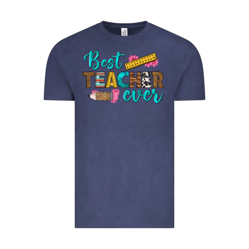 Best Teacher Ever Vintage Tee by BundleAndBundleShop | Teevron