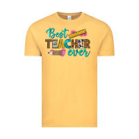 Vintage Mustard best teacher ever Vintage Tee - BundleAndBundleShop
