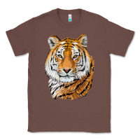 Chestnut Tiger Head Classic Tee - LillyAllenDesigns