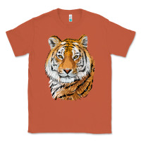 Copper Tiger Head Classic Tee - LillyAllenDesigns