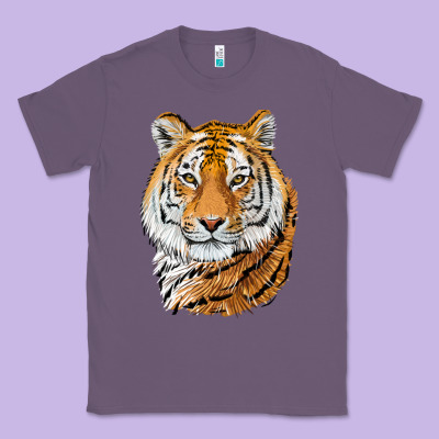 Tiger Head Classic Tee Designed By Lillyallendesigns