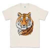 Natural Tiger Head Classic Tee - LillyAllenDesigns