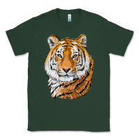 Sports Green Tiger Head Classic Tee - LillyAllenDesigns