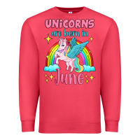 Cardinal unicorns are born in june Premium Sweatshirt - Jasminsmagicworld