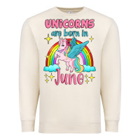Sandshell unicorns are born in june Premium Sweatshirt - Jasminsmagicworld