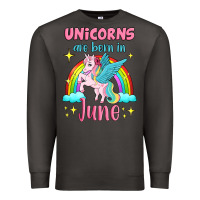 Smoke unicorns are born in june Premium Sweatshirt - Jasminsmagicworld