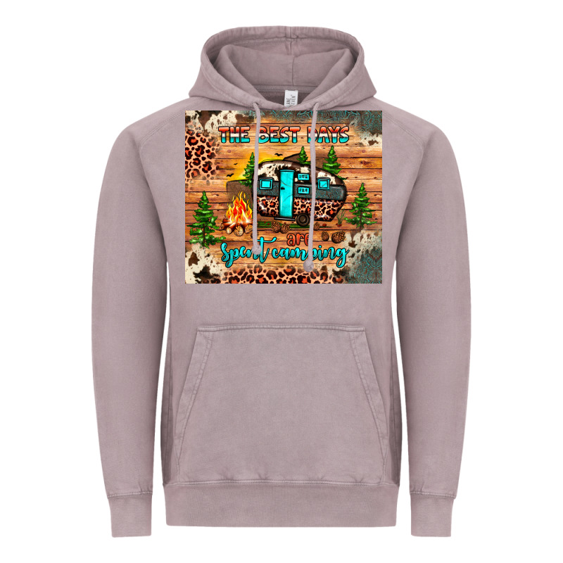 The Best Days Are Spent Camping Vintage Hoodie by JahusDesignShop | Teevron