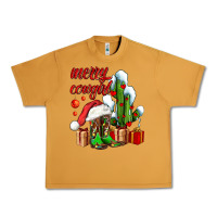 Peanut Butter merry cowgirl  boots and cactus with gifts Urban Heavy Tee - AdoDesignShop