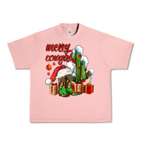 Salmon merry cowgirl  boots and cactus with gifts Urban Heavy Tee - AdoDesignShop