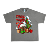 Tornado merry cowgirl  boots and cactus with gifts Urban Heavy Tee - AdoDesignShop
