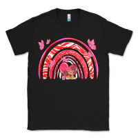 Black valentines day rainbow with heart Classic Tee - NancyCooperArtShop