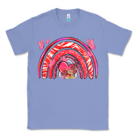 Colony Blue valentines day rainbow with heart Classic Tee - NancyCooperArtShop