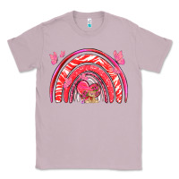 Lilac valentines day rainbow with heart Classic Tee - NancyCooperArtShop