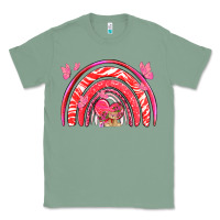 Sage valentines day rainbow with heart Classic Tee - NancyCooperArtShop