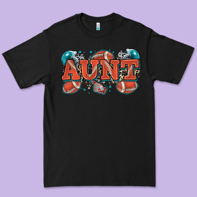 Aunt American Football Premium Tee Designed By Zillion Design Studio