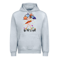 Heather Grey be the light Urban Hoodie - CowGirlArtShop