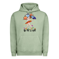 Pigment Oil Green be the light Urban Hoodie - CowGirlArtShop