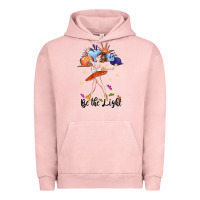 Pigment Salmon be the light Urban Hoodie - CowGirlArtShop