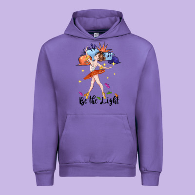 Be The Light Urban Hoodie Designed By Cowgirlartshop