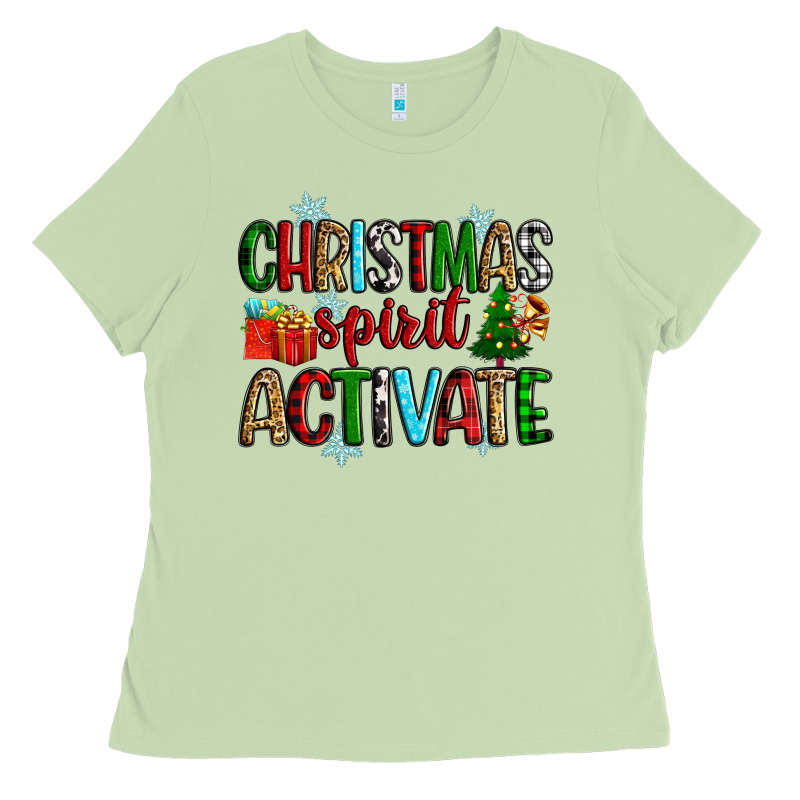 Christmas Spirit Activite Ladies Tee by Zillion Design Studio | Teevron