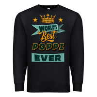 Black world's best poppi ever Premium Sweatshirt - Jasminsmagicworld