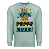 Seafoam world's best poppi ever Premium Sweatshirt - Jasminsmagicworld