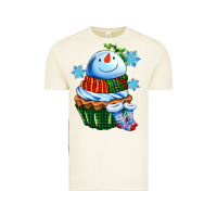 Vintage Arctic snowman cupcake Vintage Tee - AdoDesignShop