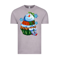 Vintage Zinc snowman cupcake Vintage Tee - AdoDesignShop