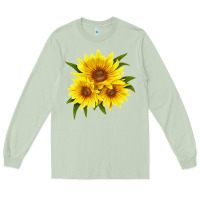 Matcha maximillian perennial sunflower Long Sleeve Tee - LillyAllenDesigns