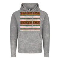 Cloud Rock christmas mistletoe and stripes seamless pattern Vintage Hoodie - BundleAndBundleShop