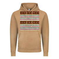 Vintage Camel christmas mistletoe and stripes seamless pattern Vintage Hoodie - BundleAndBundleShop