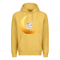 Antique Gold Howling Wolf Premium Hoodie - Bettercallsaul