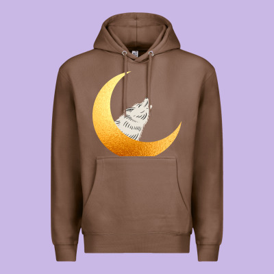 Howling Wolf Premium Hoodie Designed By Bettercallsaul