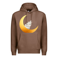 Chestnut Howling Wolf Premium Hoodie - Bettercallsaul