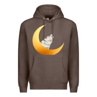 Coffee Howling Wolf Premium Hoodie - Bettercallsaul