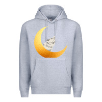 Heather Grey Howling Wolf Premium Hoodie - Bettercallsaul