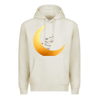 Oatmeal Heather Howling Wolf Premium Hoodie - Bettercallsaul